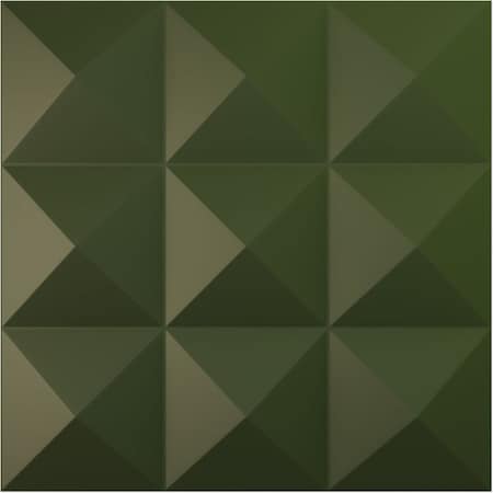 Ekena Millwork 11 7/8in. W x 11 7/8in. H Benson EnduraWall Decorative 3D Wall Panel Covers 0.98 Sq. Ft. WP12X12BEGCG
